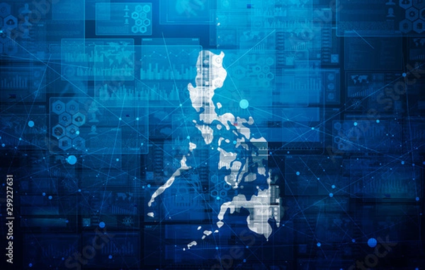 Obraz The Philippines in advance technology world