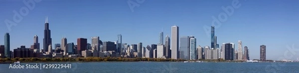 Obraz Chicago Skyline Panorama 