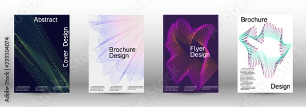 Obraz Cover design template set 