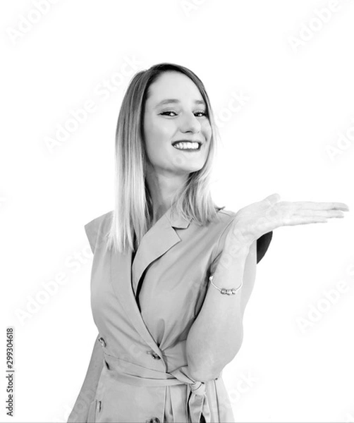 Obraz portrait of young woman, expression 