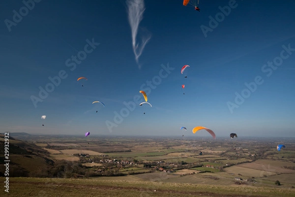 Obraz paragliders