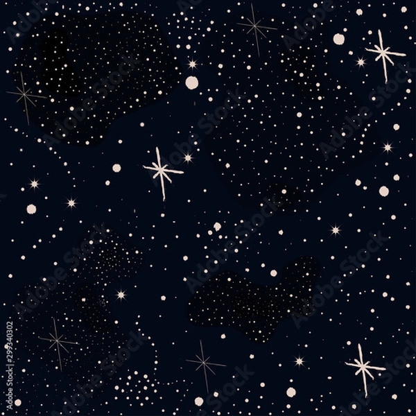 Obraz Seamless Pattern with stars
