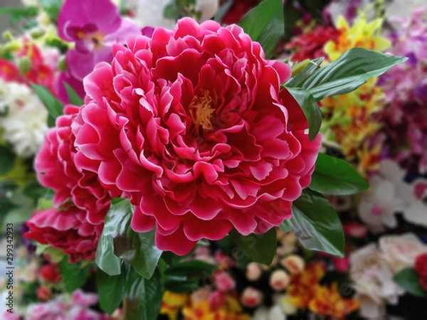 Obraz Fake red flower