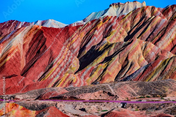 Fototapeta Zhang Ye D naciska na geopark Gan China