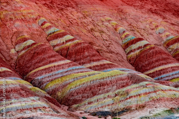 Fototapeta Zhangye Danxia Landform Geopark Gansu China