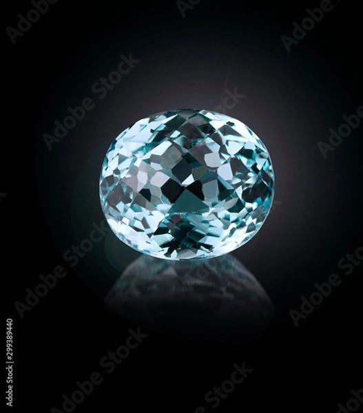 Obraz diamond on black background