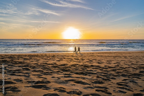 Obraz Sunset on Quintay Beach