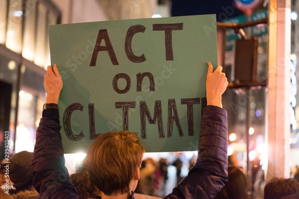 Obraz Climate Protestor