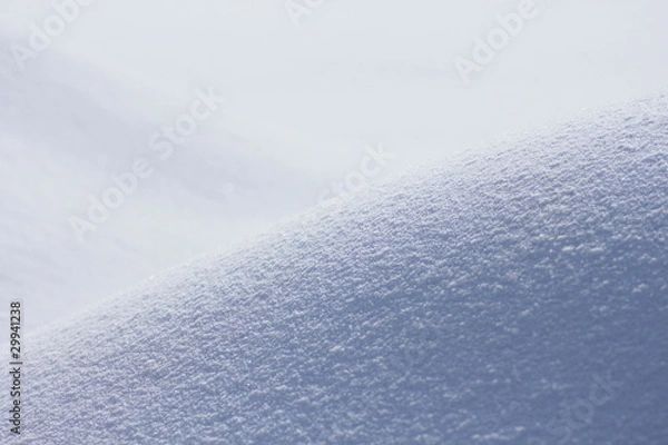 Obraz 雪原の光と影