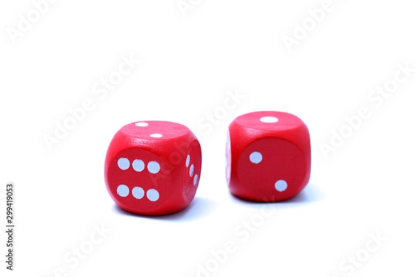 Fototapeta red dices