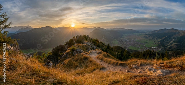Obraz Panoramablick vom Schartenkopf