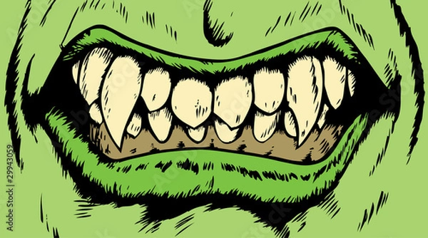 Obraz Monster mouth