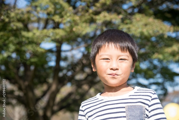 Fototapeta 笑顔の男の子