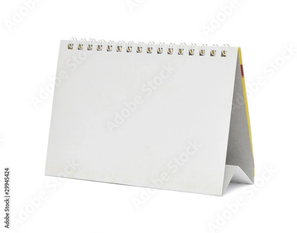 Fototapeta blank desktop calendar