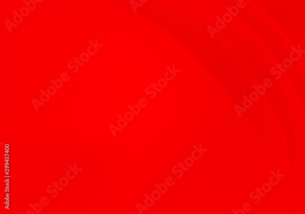 Obraz Vector abstract red wavy background. Curve flow motion illustration