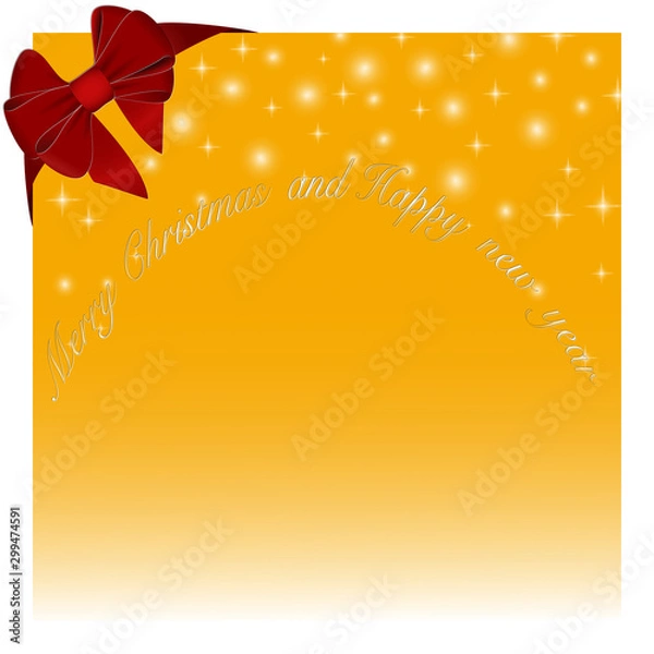 Fototapeta Christmas greetings card 