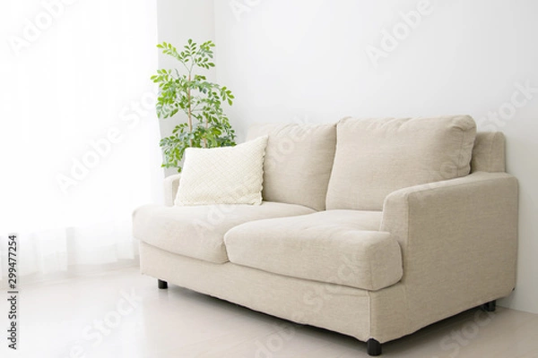 Obraz ソファと観葉植物