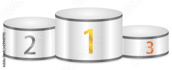 Obraz zwycięzca podium