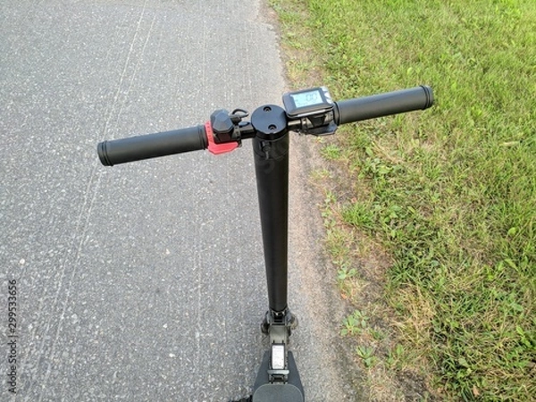 Obraz Electric Scooter on the road