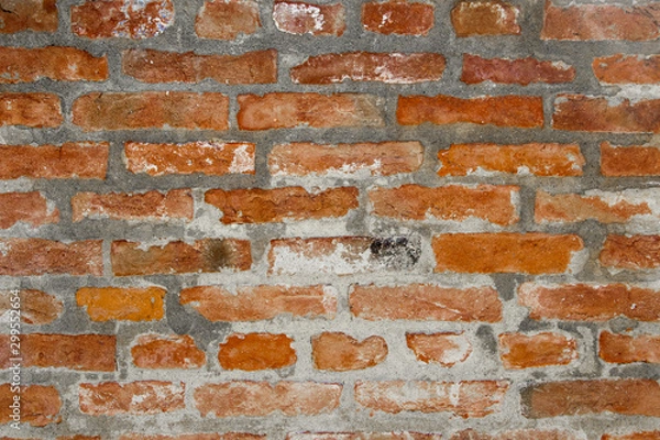 Fototapeta Texture of an old brick wall