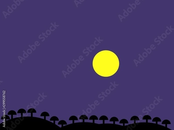 Fototapeta mountain views and night sky views