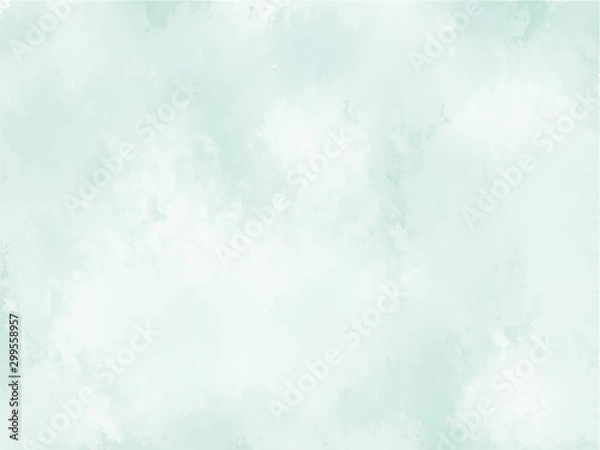 Obraz 水彩風＿背景テクスチャ＿雲緑