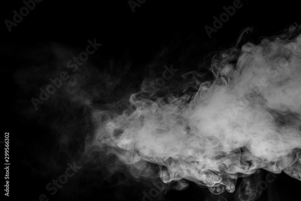 Obraz Smoke black and white & for background