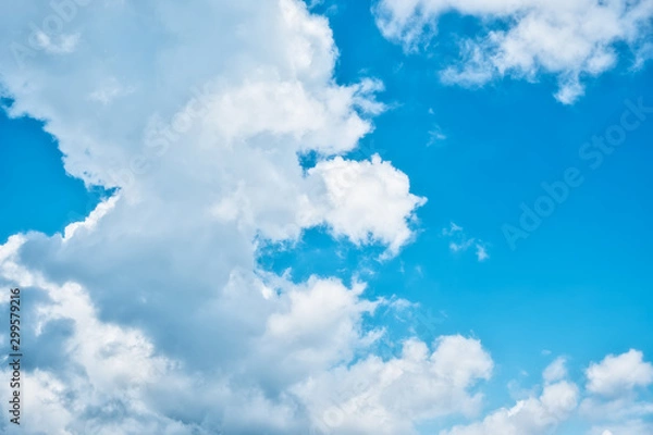 Fototapeta Blue sky background with cloud