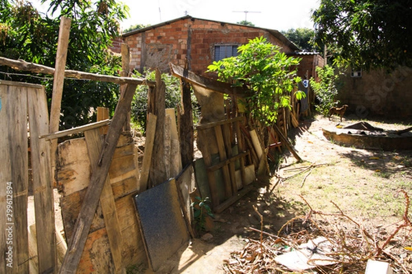 Obraz Fundo de quintal