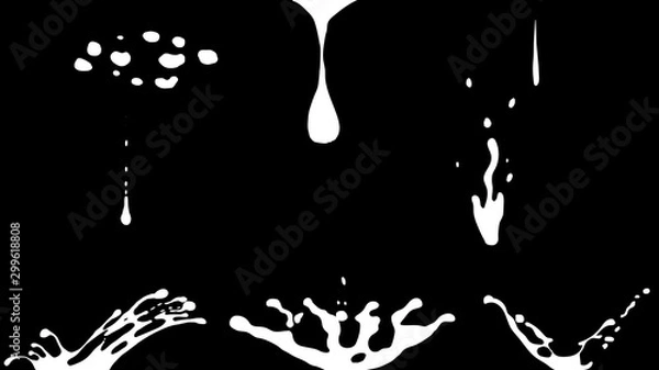 Fototapeta 2D Liquid Elements