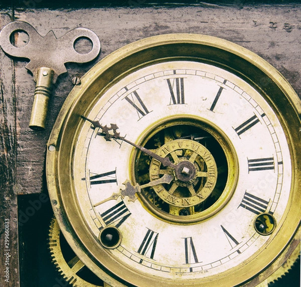 Obraz old wall clock