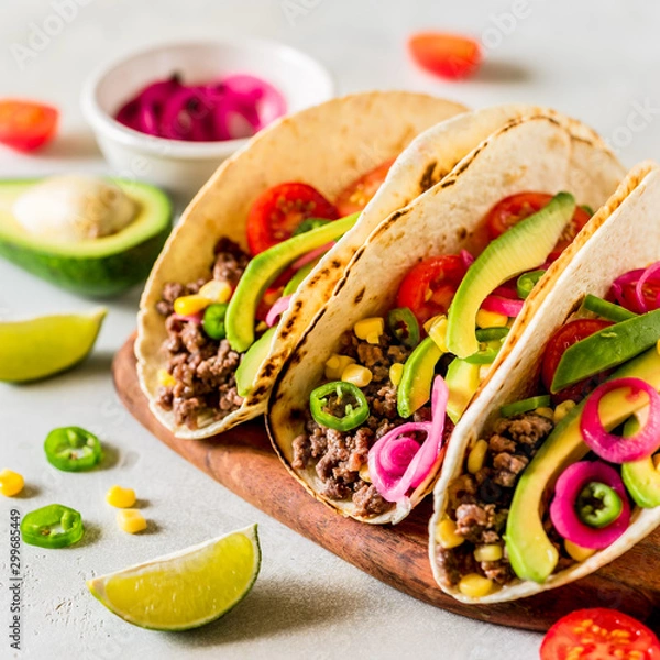 Obraz Mexican Beef Tacos