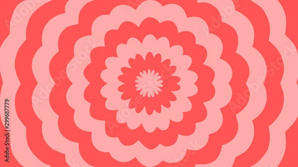 Obraz Vector - pink abstract flower background.Bursting, Radial, radiating pattern.