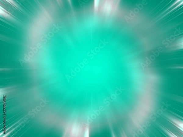 Fototapeta green ray abstract background