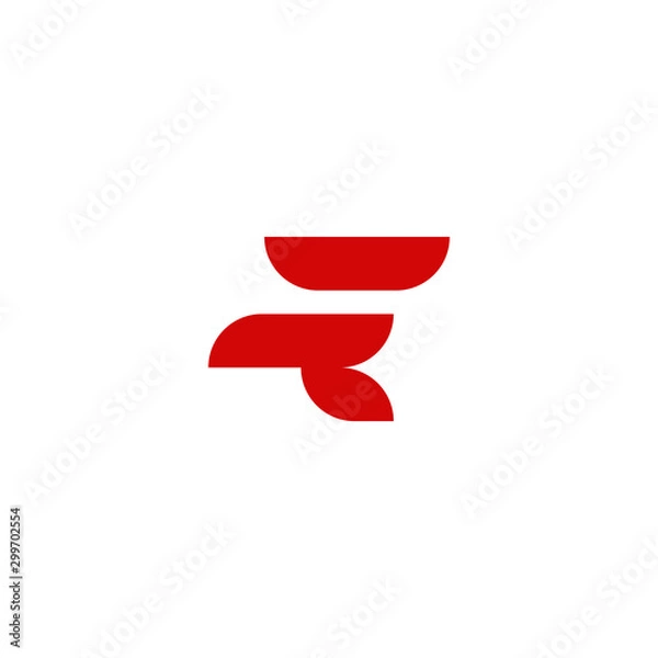 Fototapeta mark logo vector with modern style