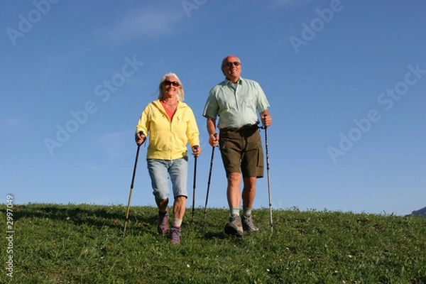 Obraz ehepaar beim sport