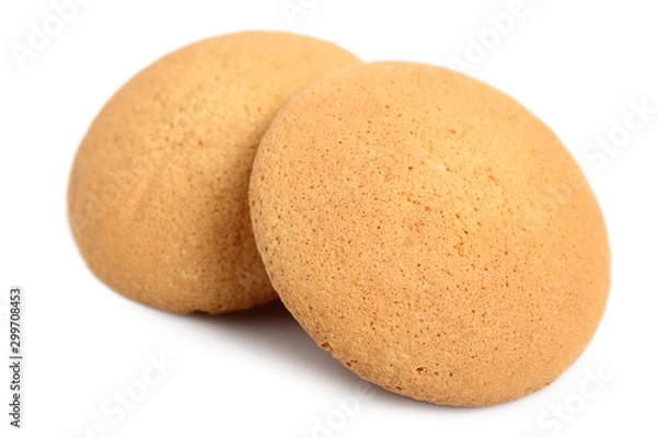 Obraz Sponge biscuits. Isolated on a white background.