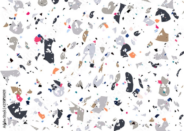 Fototapeta Terrazzo pattern design, abstract background for your design.