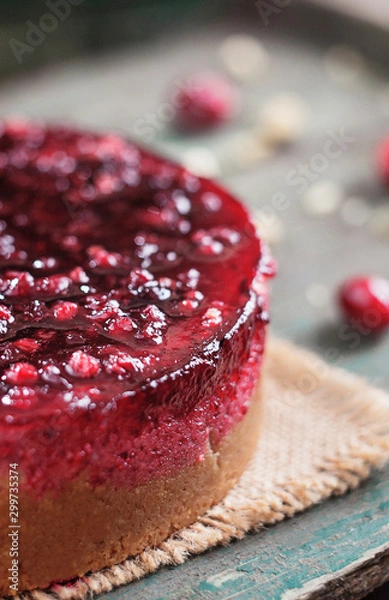 Obraz Cake composition with berries