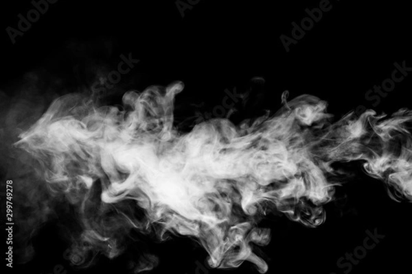 Obraz Smoke black and white & for background