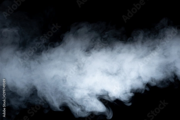 Obraz Smoke black and white & for background