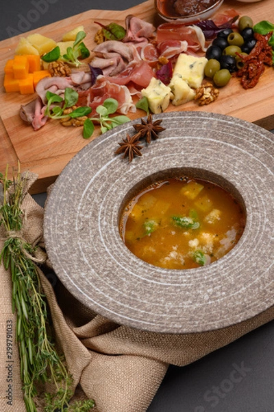 Obraz food pizza cafe