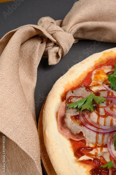 Obraz food pizza cafe