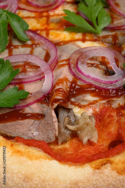 Obraz food pizza cafe