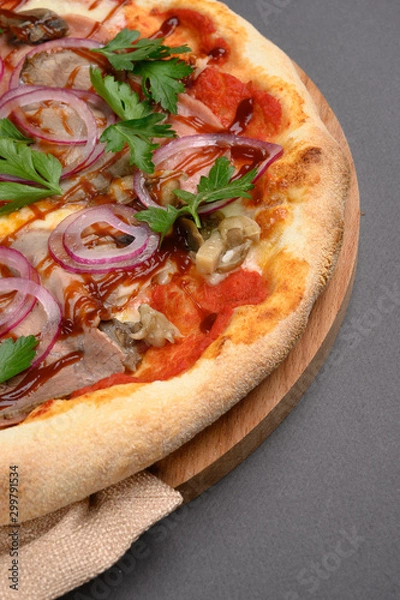 Obraz food pizza cafe