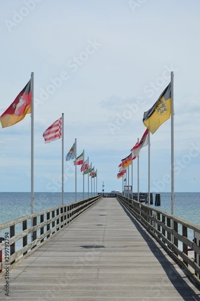 Obraz Seebrücke in Heiligenhafen