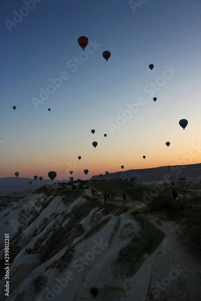Obraz Mongolfiere all'alba in Cappadocia