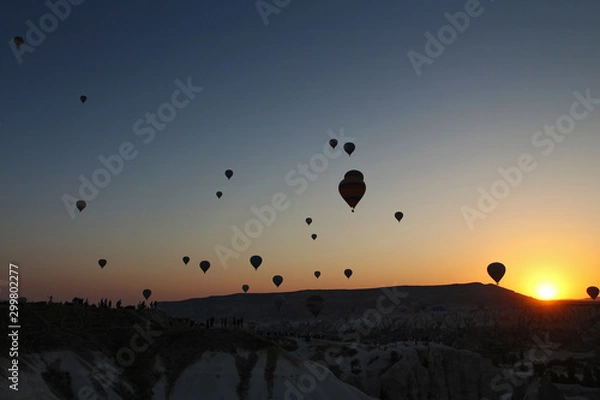 Obraz Mongolfiere all'alba in Cappadocia
