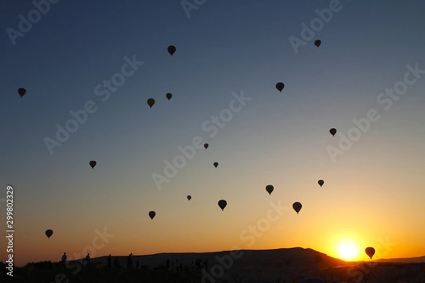 Obraz Mongolfiere all'alba in Cappadocia