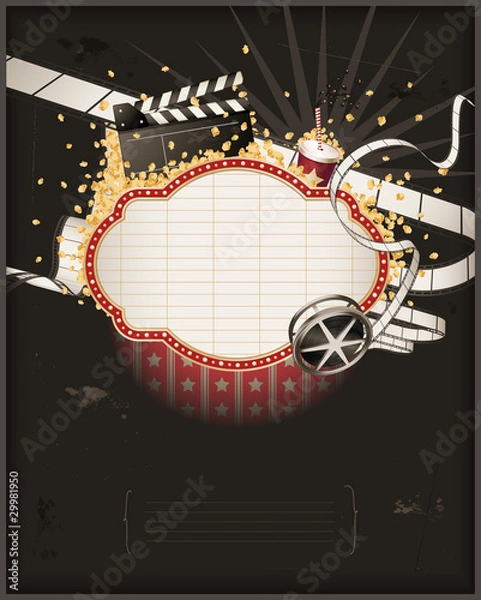 Obraz Movie theme composition